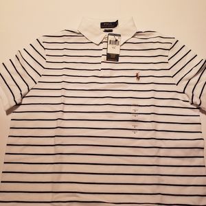 Polo Ralph Lauren Classic Fit Soft Striped White
